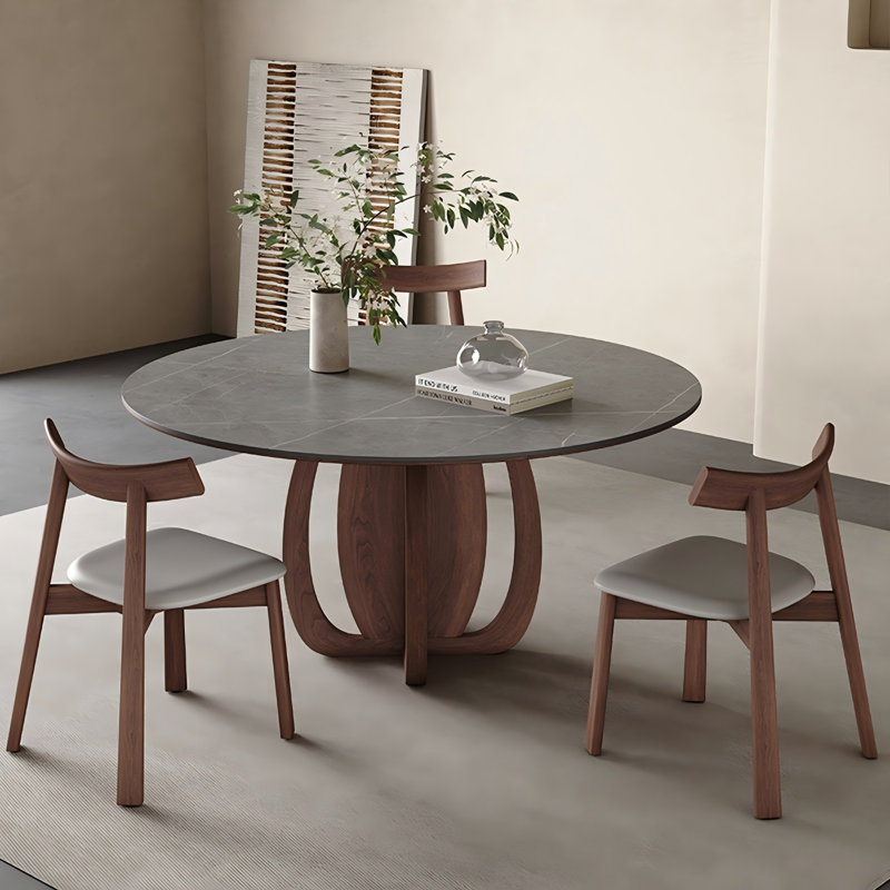 Table de salle à manger Sintered Stone, H 29,53 po x L 43,31 po x l 43,31 po