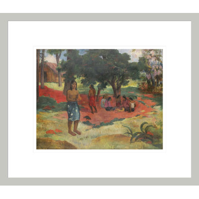 Parau Parau (Whispered Words) par Paul Gauguin - Estampe numérique encadrée