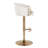 Laurenzio Adjustable Faux Leather Bar Stool with Rounded T Footrest-106895958-106895957