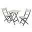 Lillie 2 - Person Wood Patio Dining Set with Square Table-20725726