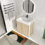 Meuble-lavabo simple 30 po avec plateau en résine