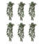 Multipack Hanging Plants Fire / UV Resistant 76cm Faux Fern Plant