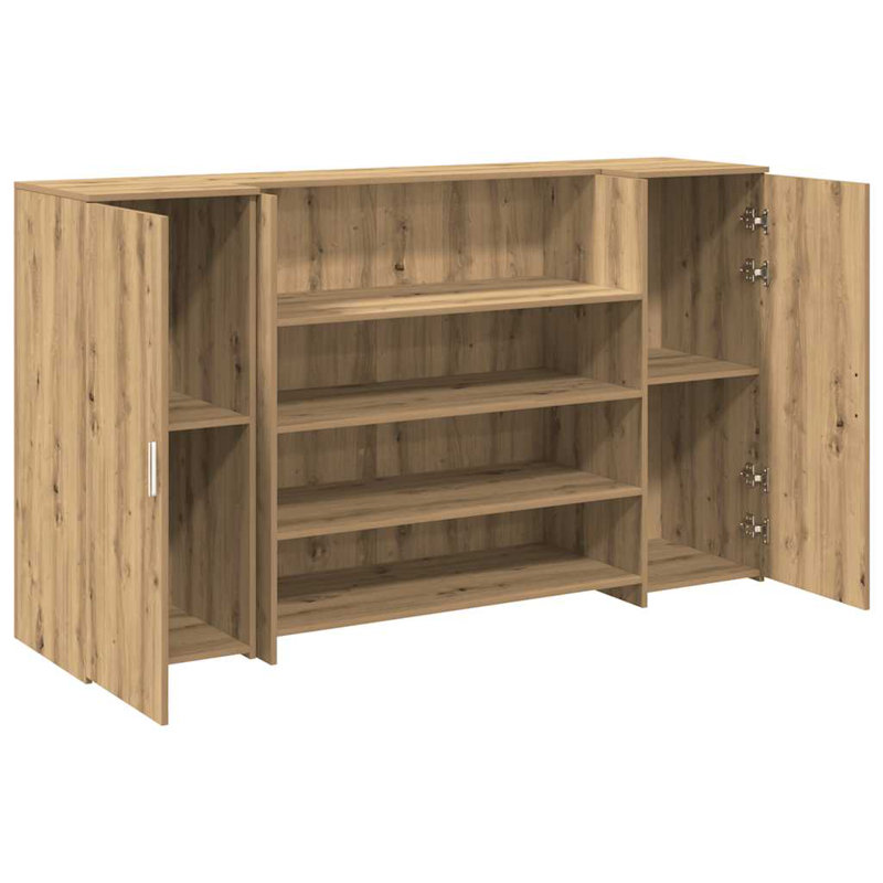 Camariah Standing Desk, Artisan Oak, 103.5cm H x 180cm W x 50cm D