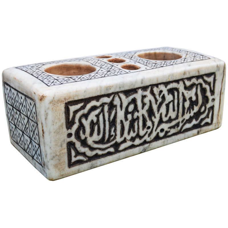 3.25'' H Marble Tabletop Candelabra