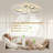 Ceiling Fan With Lights Remote Control And APP Control, Dimmable With Remote 7 Blades 6 Speeds Of Wind-1373568300