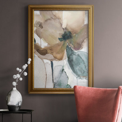 Watercolor Poppy I - reproduction d'art sur toile