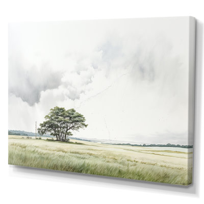 «Gray Lightning Scenery Minimalisme» sur toile