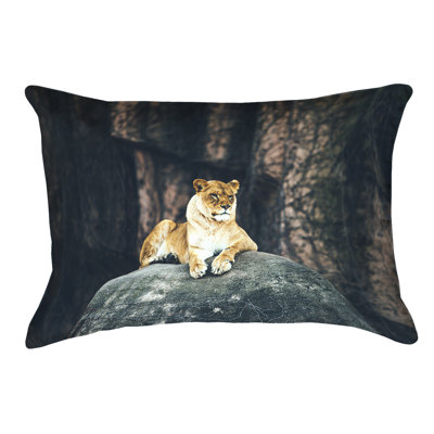 Housse de coussin rectangulaire Austin Neill Lioness