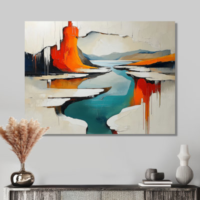 Art mural surréaliste moderne de l'Antartica I