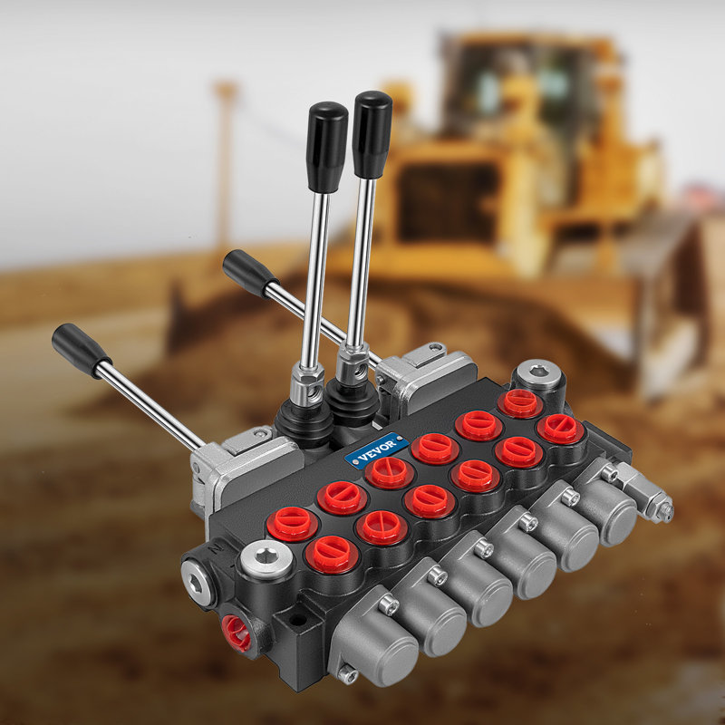 Hydraulic Directional Control Valve, 6 Spool Hydraulic Spool Valve