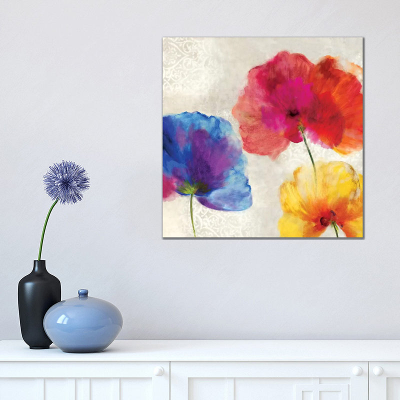Lush Floral I by Asia Jensen - Wrapped Canvas Painting