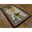 Antique Pictorial American Folk Art Hooked Rug