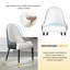 Chaise parsons rembourrée Canalou-1958759897