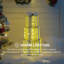 Sunjoy Christmas Decor 34 pouces Illuminated Gift Box, 3D Tinsel Stacking Gift Box