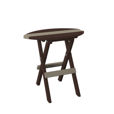 Table de surf avec balcon. Bois vieilli et brun Tudor