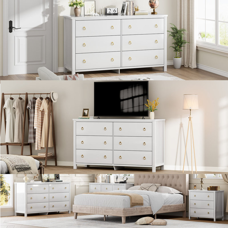 Commodes blanches 