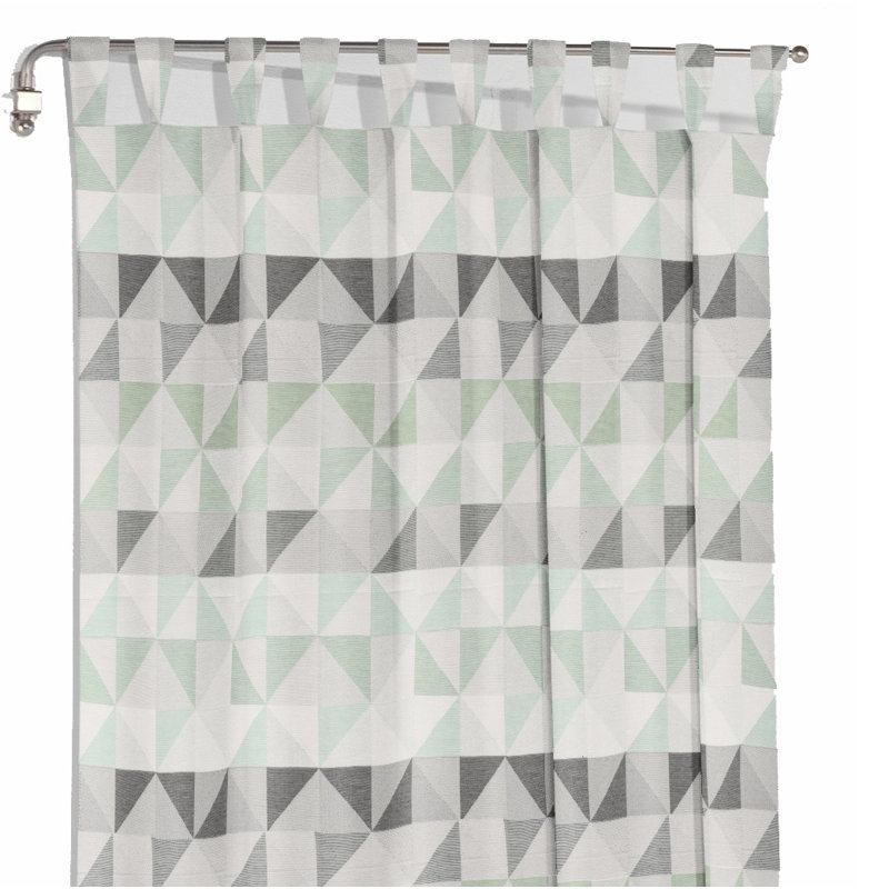 Berlare, Schlaufenschal, blickdicht, 132cm Width x 375cm Drop, Mint