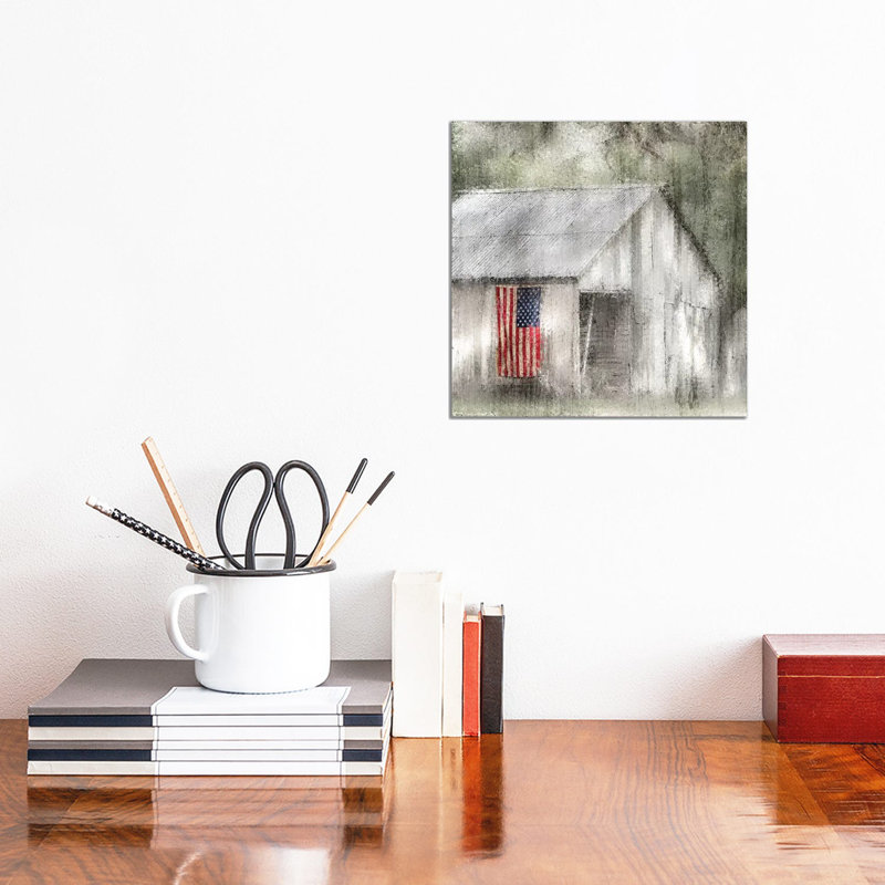 Old Glory by Kimberly Allen - Wrapped Canvas Gallery-Wrapped Canvas Giclée, 30.48cm H x 30.48cm W