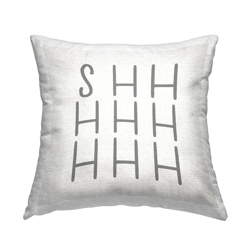 Coussin d'extérieur Shhh