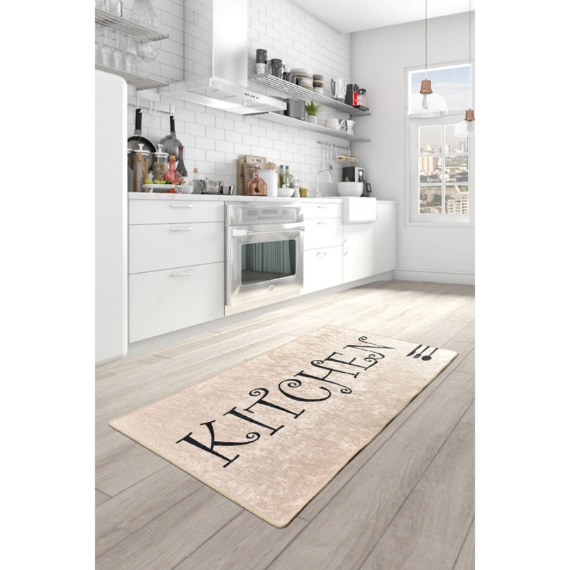 Durable Hall Carpet (2.6 x 6.6 ft) | 100% Polyester, Pile Height: 0.2 in, Total Thickness: 0.4 in | Antibacterial, Non-Slip Underside, Machine Washable | Ideal for Home Entryways, Elegant and Functional Design