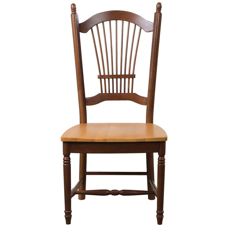 Liudger 18'' H Side Chair, Rich Honey Light Oak