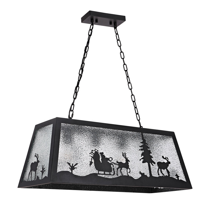Leong 4 - Light Kitchen Island Pendant