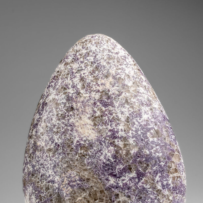 Genuine Polished Lepidolite Freeform (2.2 Lbs), 6" H x 4" W x 2" D, Light Brown/White