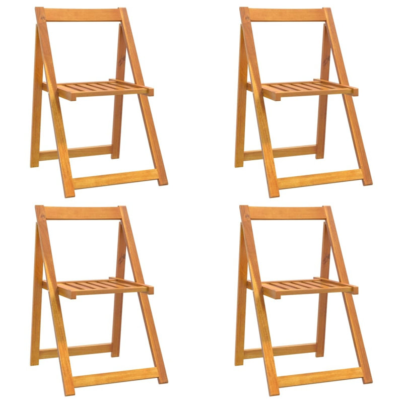 Solid Wood Patio Folding Chair Folding Chair Set