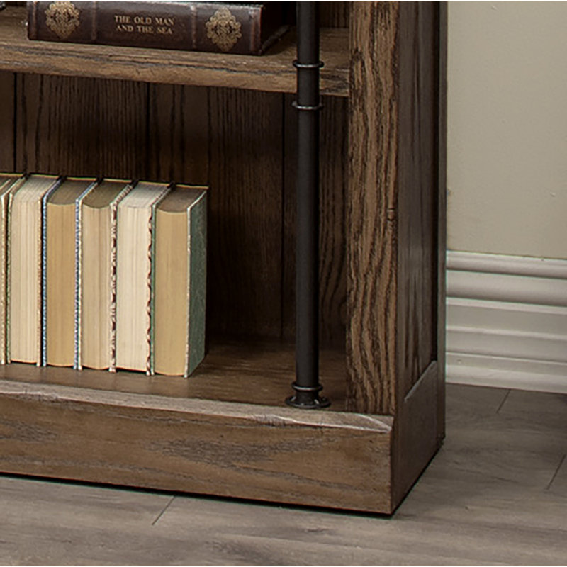 Lorna Bookcase with Ladder - Wooden Bookshelf