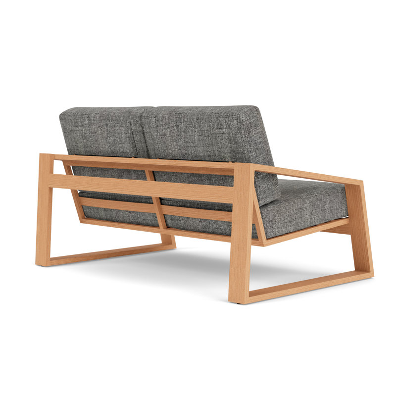 Pursuit Outdoor 2 - Seat Loveseat, Black Sand