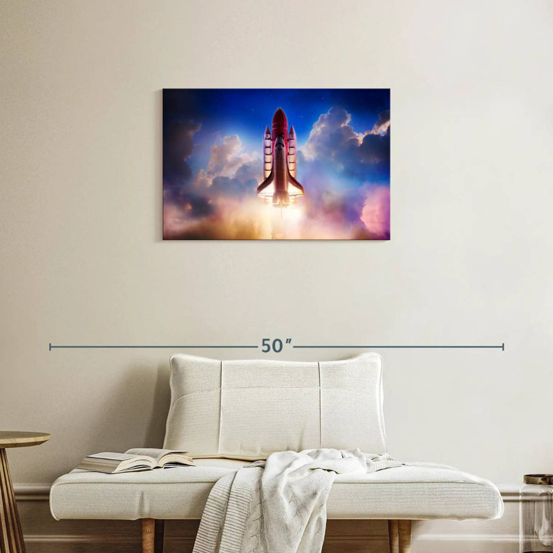 Oberle Rocket To The Sky, 20" H x 30" W