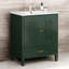 Ensemble de meuble-lavabo simple 30 po avec plateau en céramique-2139341654-2139341650