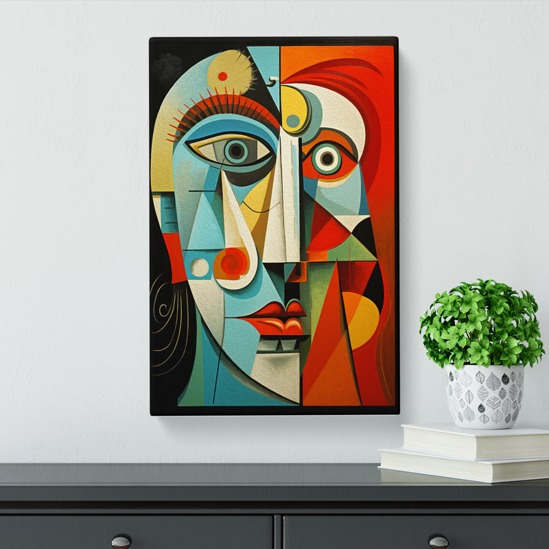 Pablo Picasso Tachisme - Wrapped Canvas, 76cm H x 50cm W x 3cm D