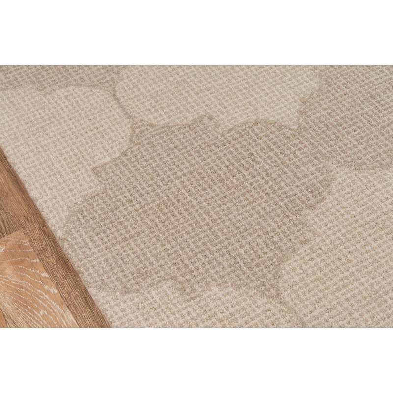 Cloninger Wool Geometric Indoor Rug, Rectangle 5' x 8'