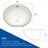Wenty 16'' Ceramic Circular Bathroom Sink