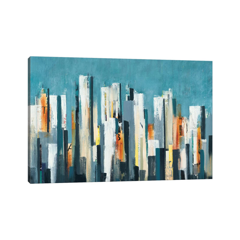Urban Play 1 Piece Wrapped Canvas Painting, 20.32 cm H x 30.48 cm W