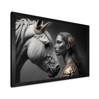 Glamourous Unicorn III - reproduction sur toile