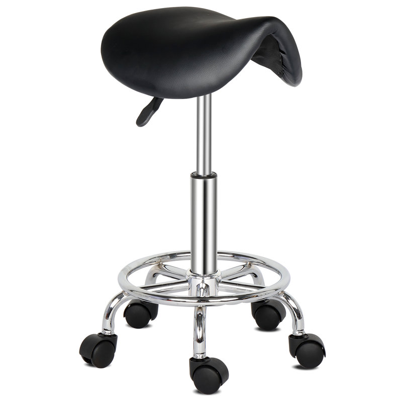 Tabouret de laboratoire à hauteur ajustable Fernie, Noir