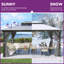 Pavillon de jardin en aluminium à double toit-100081872
