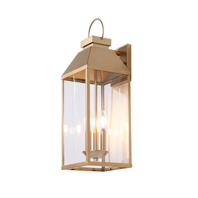3- Light Dimmable Outdoor Wall Lantern