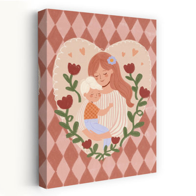 Motherhood by Katarzyna Gąsiorowska - Wrapped Canvas Print