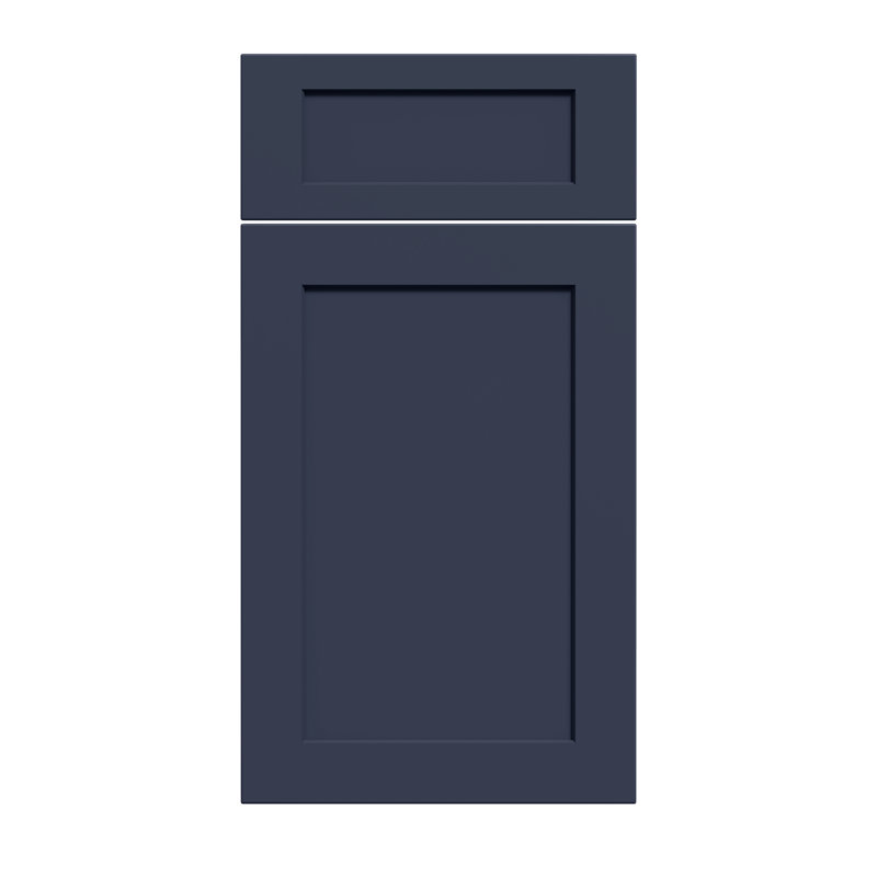 Armoire murale Lotus Shaker, porte de cuisine, garage, buanderie, fermeture double, Bleu, 30", 42"