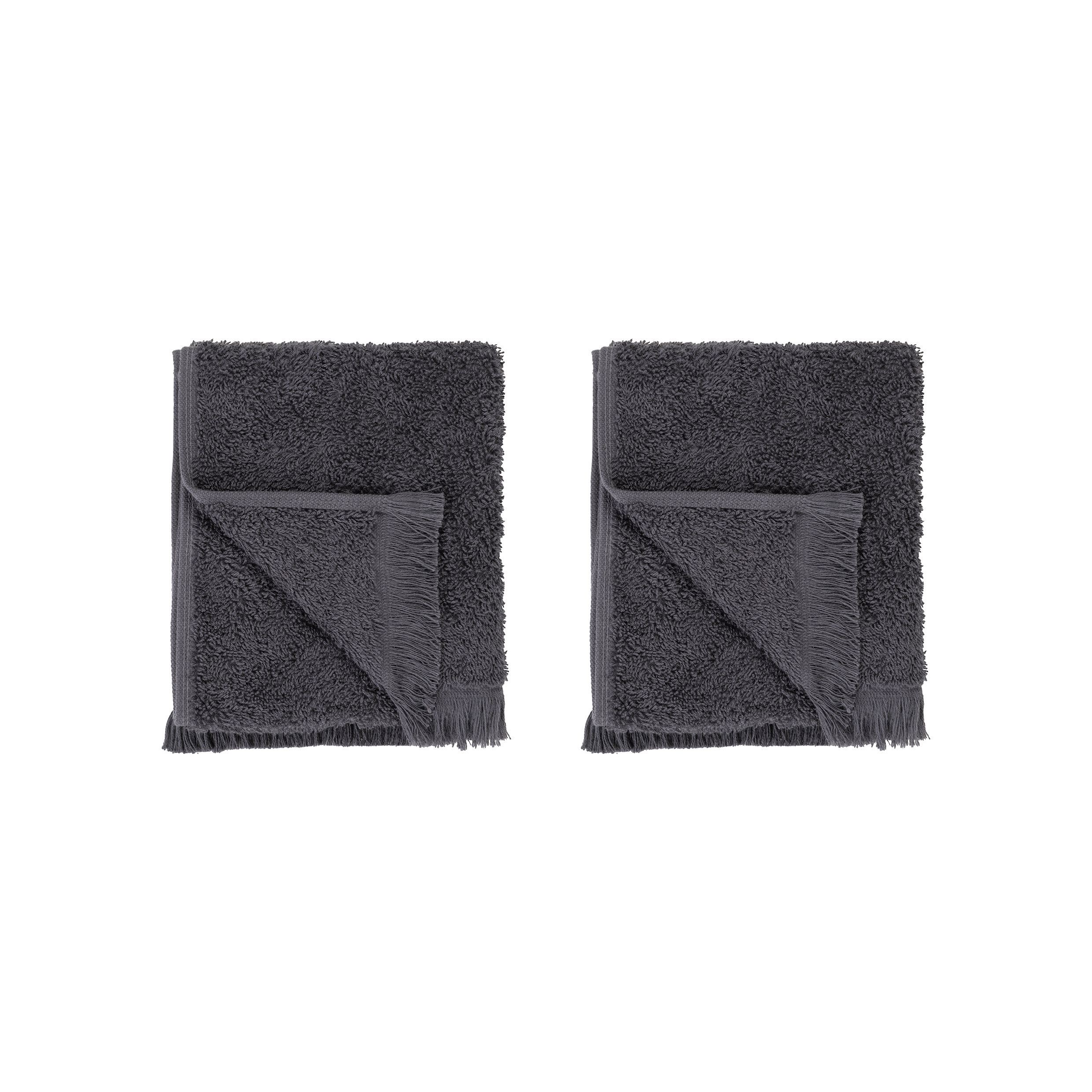 Blomus Riva Organic Terry Cloth Hand Towels Set of 2