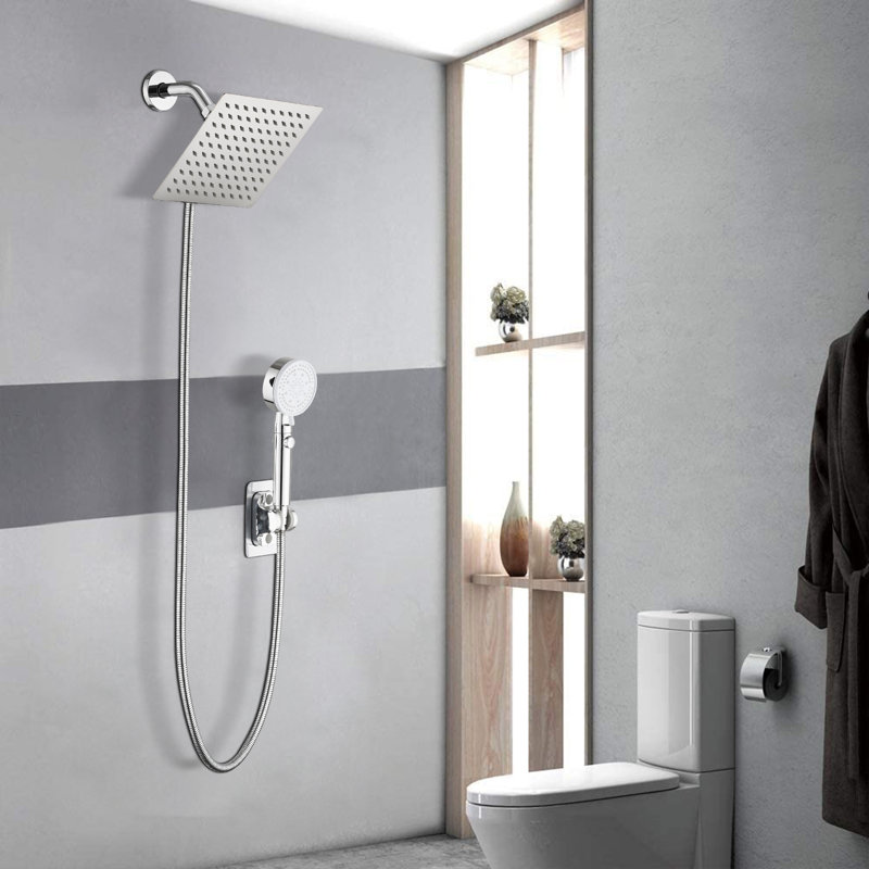 Pomme de douche double, Chrome