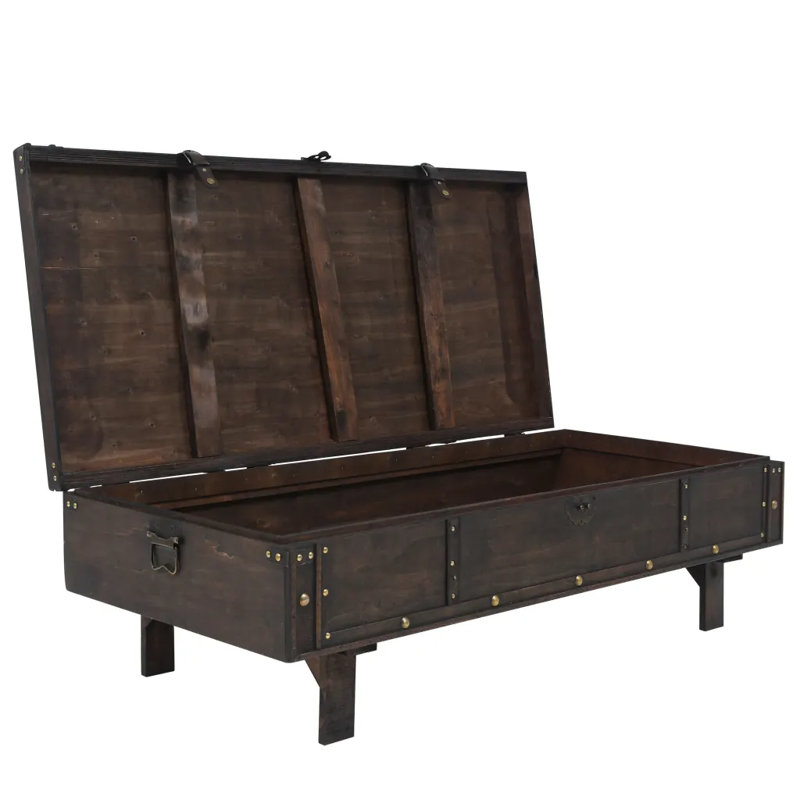 Jarrett Coffee Table Plywood Vintage Style 120x55x35 cm