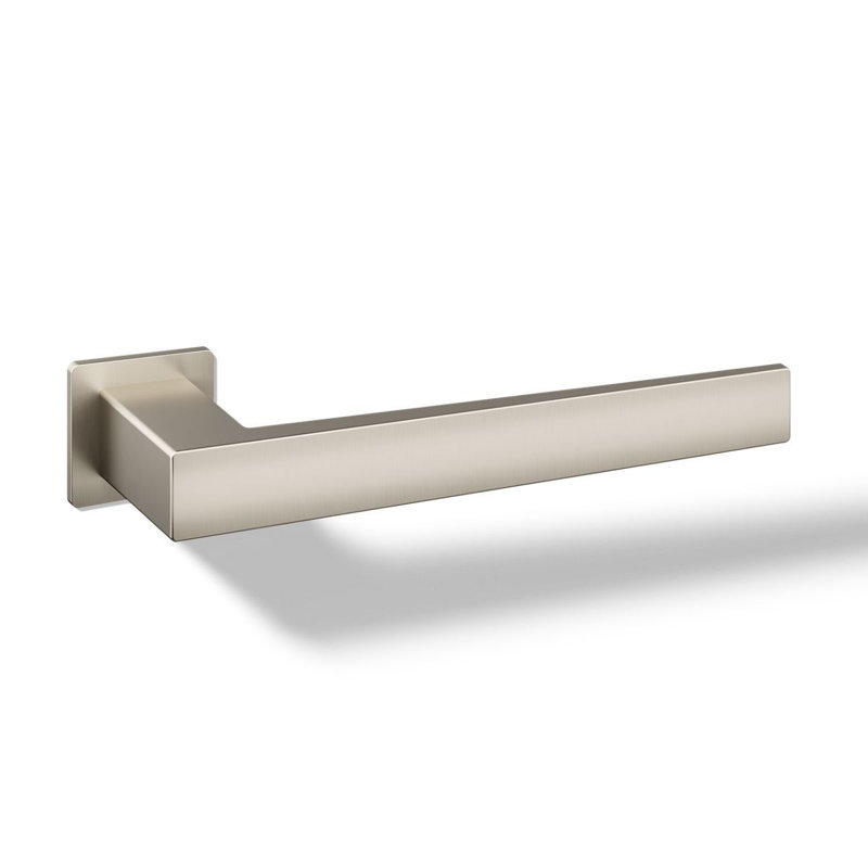 Bras à serviette, Nickel brossé éclatant