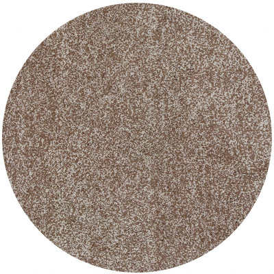 Beige Heather Plain Indoor Area Rug