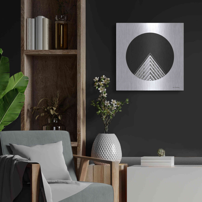 " Triangular Architecture " by Seven Trees Design, 24" H x 24" W