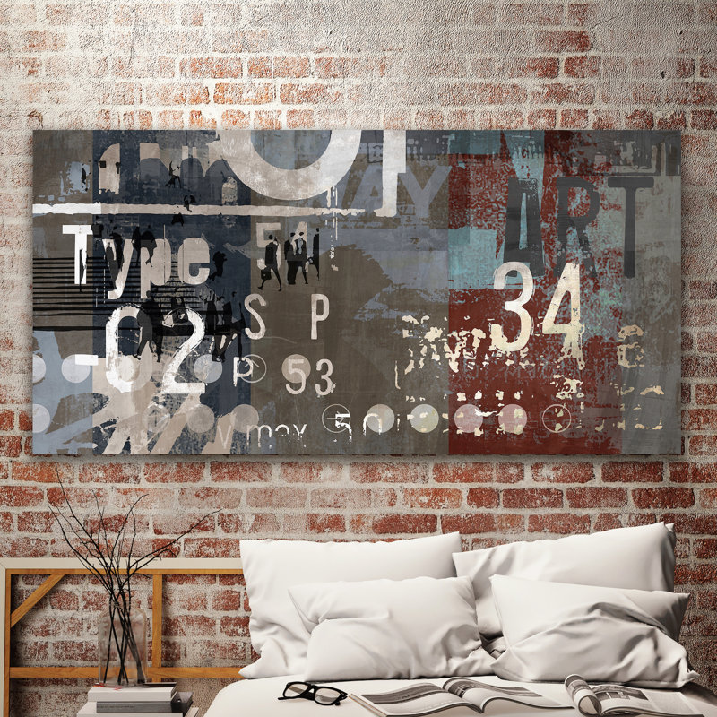 « type art i » par sven pfrommer, reproduction de photo sur toile tendue, H 12 po x l 24 po x P 1,5 po