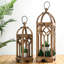 Lanterne en bois et métal One Allium Way Farmhouse Church-446243429